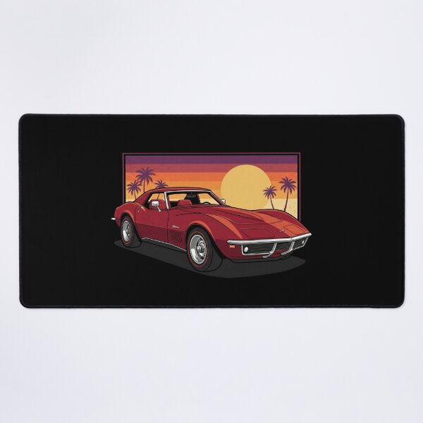 Item preview, C3 Stingray Retro Sunset Red Coupe Classic Muscle Car designed and sold by Off-Road-Zone.