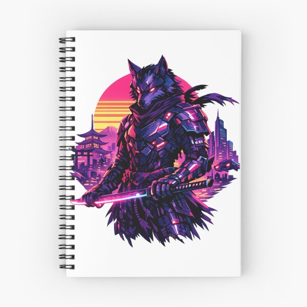 Item preview, Cyber Samurai Wolf Spirit designed and sold by KlyvoraPrints.