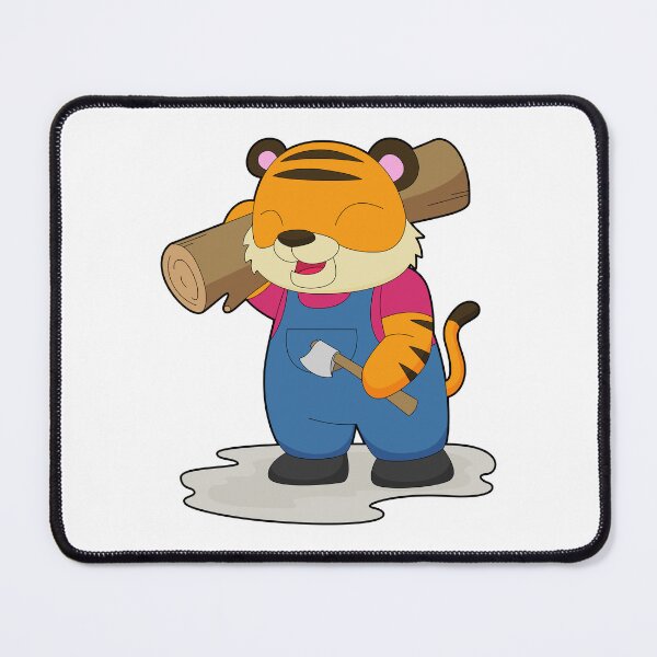Item preview, Tiger Lumberjack Wood Forest designed and sold by Snabdesign84.