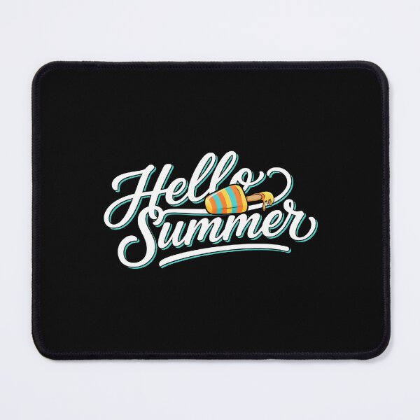 Item preview, Hello Summer Vacation Ice Cream Popsicle Colorful Summer for Ice Cream Lovers designed and sold by Redgiant87x.