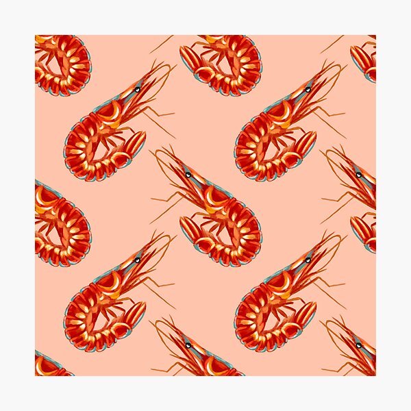 Item preview, Ocean Life Coastal Pattern Collection | Seahorses, Stingrays, Tropical Fish & Shrimp | Nautical Marine Surface Pattern Designs designed and sold by VirtuallyCreativ .