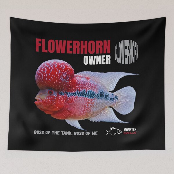Item preview, Flowerhorn Owner Boss of the Tank designed and sold by MonsterCichlidsTV.