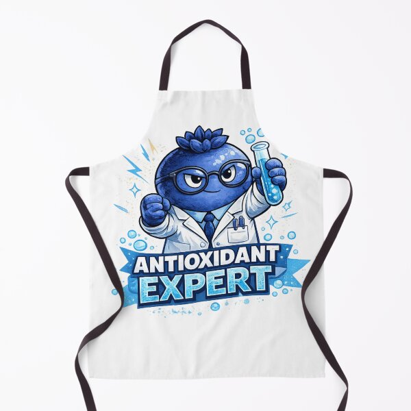 Item preview, Antioxidant Expert Funny Scientist Blueberry Lab Coat Design designed and sold by irfanshikh.