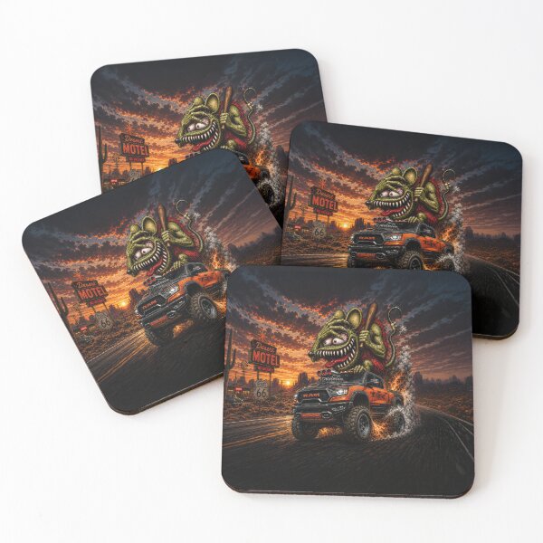 Item preview, Monster Rat TRX Route 66 Desert Burnout Off-Road Truck Art designed and sold by artistwill.