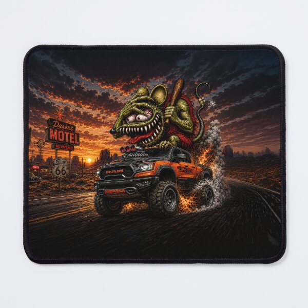 Item preview, Monster Rat TRX Route 66 Desert Burnout Off-Road Truck Art designed and sold by artistwill.