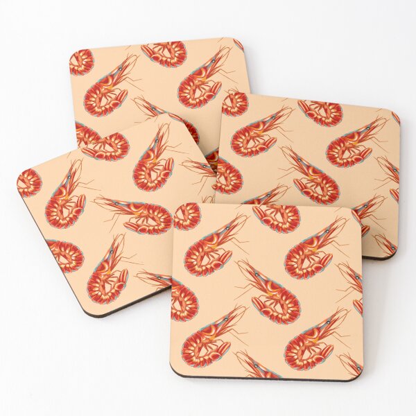 Item preview, Ocean Life Coastal Pattern Collection | Seahorses, Stingrays, Tropical Fish & Shrimp | Nautical Marine Surface Pattern Designs designed and sold by VirtuallyCreativ .