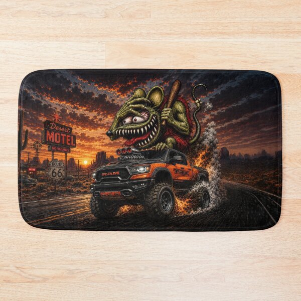 Item preview, Monster Rat TRX Route 66 Desert Burnout Off-Road Truck Art designed and sold by artistwill.