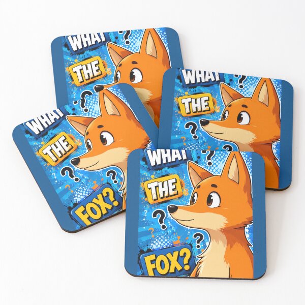 Item preview, What The Fox Funny Cartoon designed and sold by BagFactoryUK.