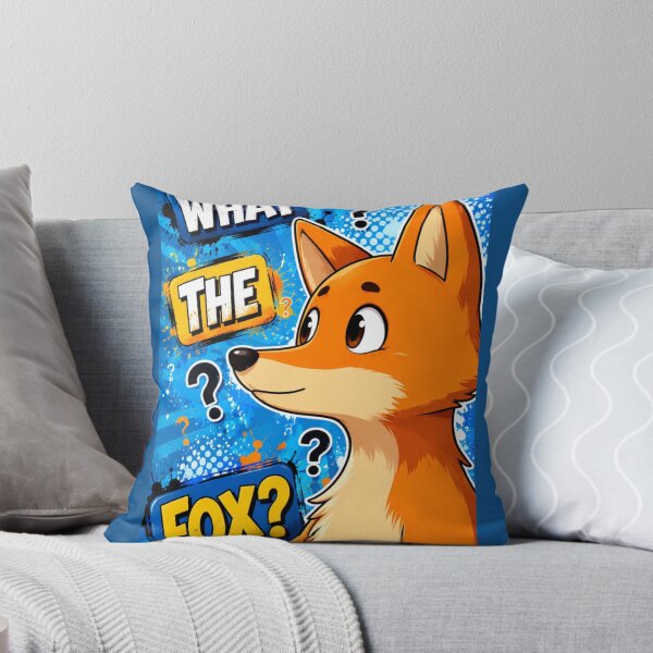 Item preview, What The Fox Funny Cartoon designed and sold by BagFactoryUK.