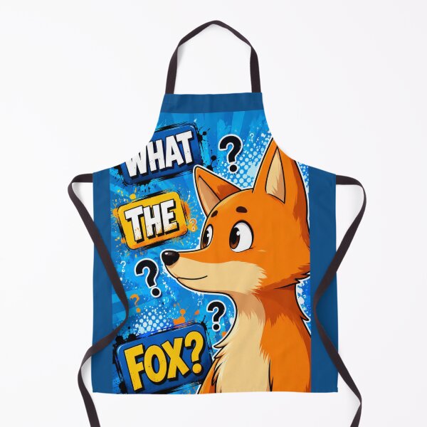 Item preview, What The Fox Funny Cartoon designed and sold by BagFactoryUK.