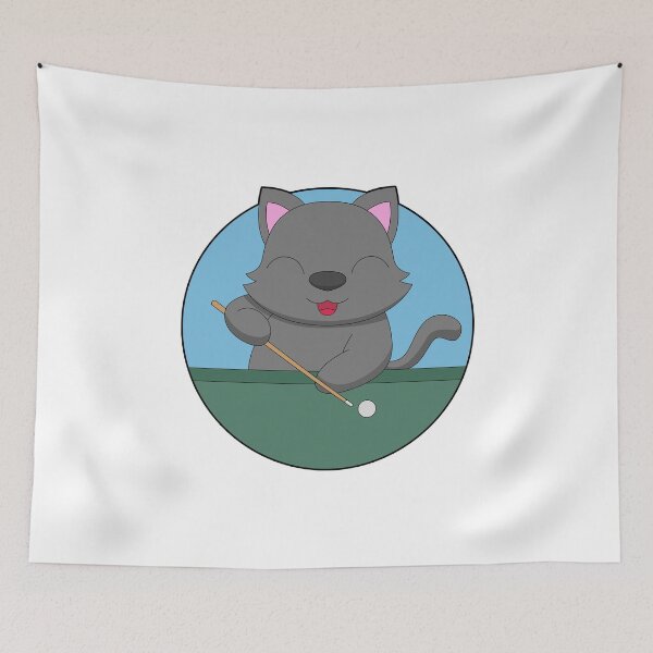 Item preview, Cat Billiards Cue designed and sold by Snabdesign84.