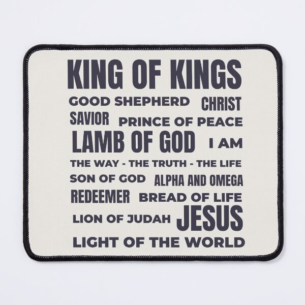 Item preview, KING OF KINGS | CORE INSIGHTS SERIES — NAMES OF JESUS LIGHT APPAREL EDITION designed and sold by WitLounge.