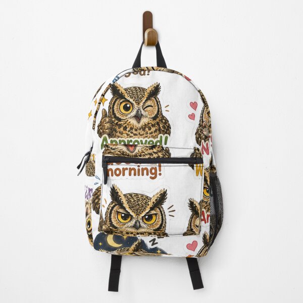 Item preview, Owl Mood Sticker Pack – Cute Owl Reactions for Every Moment designed and sold by MJ-by-Dharan.