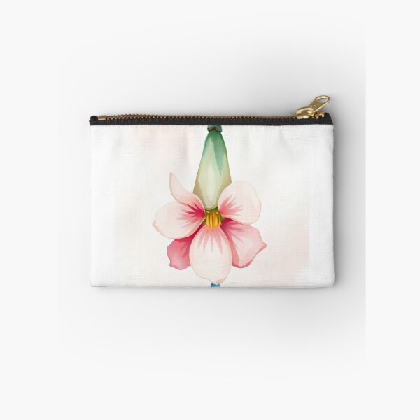 Item preview, Watercolor Pink Flower with Water Droplet designed and sold by Vida e Arte.