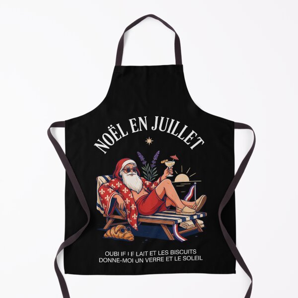Aperçu de l'œuvre Noël En Juillet – Père Noël français en juillet Chemise de plage drôle Père Noël V1 créée et vendue par DarylWelsh2024.
