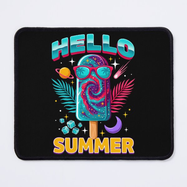 Item preview, Hello Summer Vacation Ice Cream Popsicle Cute Frozen Treat Summer Holiday designed and sold by Redgiant87x.