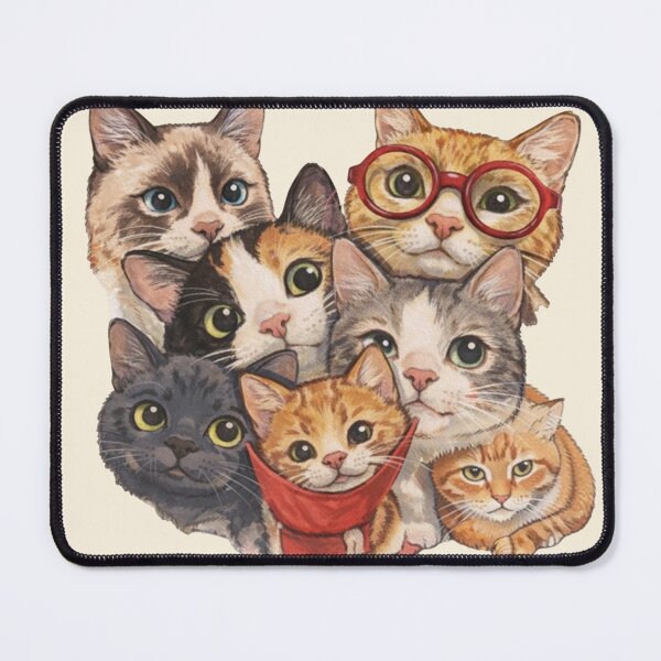 Item preview, Cute Cats faces Design designed and sold by Art Fly.