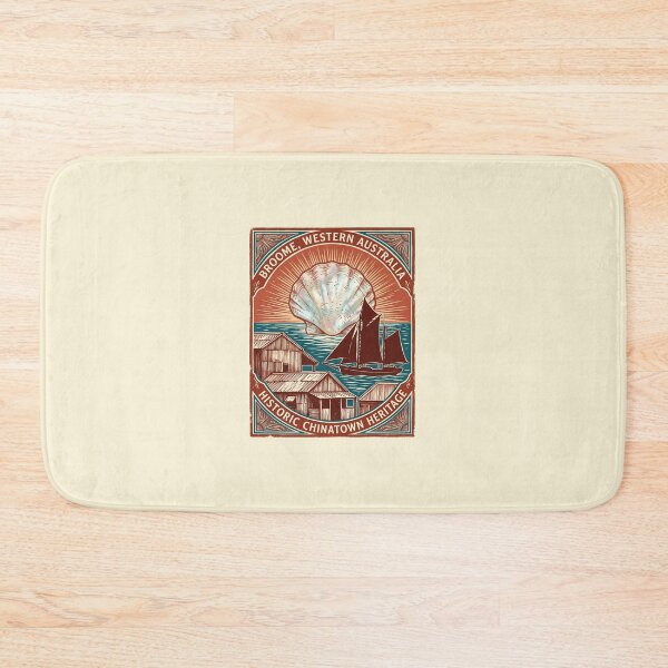 Item preview, Vintage Broome Chinatown Pearling Heritage designed and sold by DuckOddity.