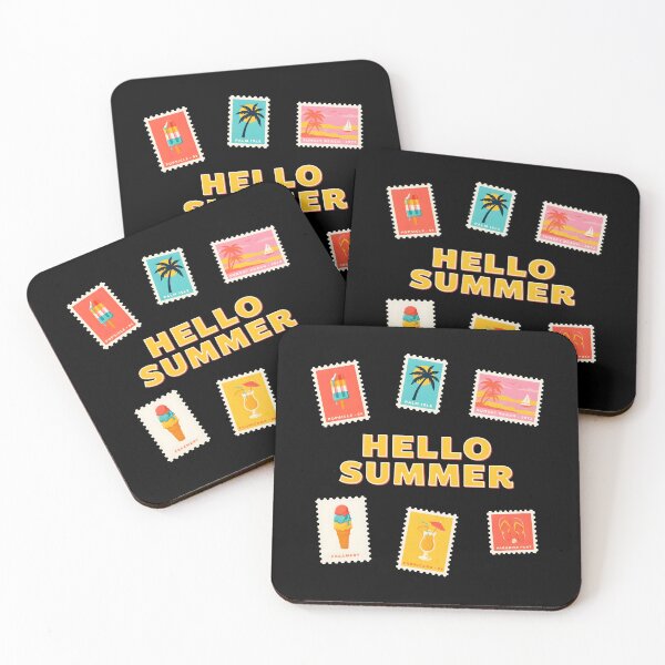 Item preview, Hello Summer Vacation Ice Cream Popsicle Beach Holiday for Ice Cream Lovers designed and sold by Redgiant87x.