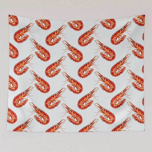 Item preview, Ocean Life Coastal Pattern Collection | Seahorses, Stingrays, Tropical Fish & Shrimp | Nautical Marine Surface Pattern Designs designed and sold by VirtuallyCreativ .
