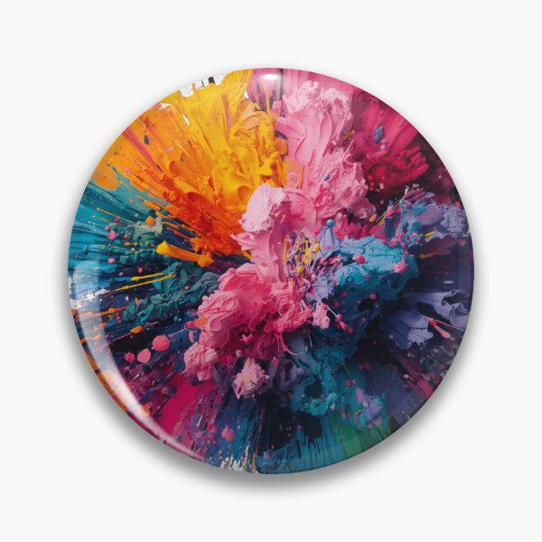Item preview, Color Explosion Miami – Vibrant Abstract Beach Energy Art designed and sold by Road Rouch Gallery.