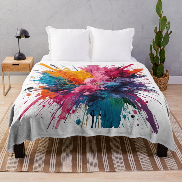 Item preview, Color Explosion Miami – Vibrant Abstract Beach Energy Art designed and sold by Road Rouch Gallery.