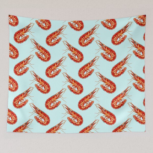 Item preview, Ocean Life Coastal Pattern Collection | Seahorses, Stingrays, Tropical Fish & Shrimp | Nautical Marine Surface Pattern Designs designed and sold by VirtuallyCreativ .