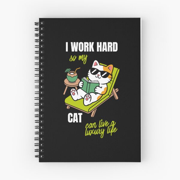 Item preview, I Work Hard So My Cat Can Live A Luxury Life designed and sold by Frafri92.