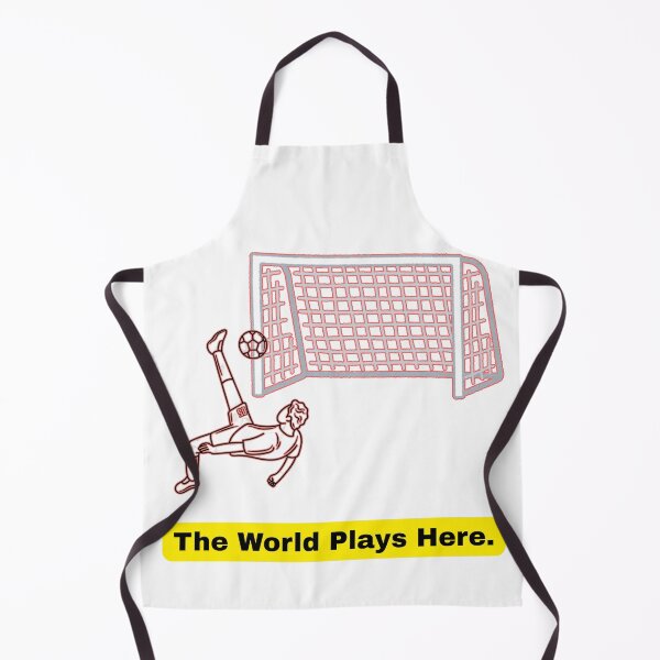 Item preview, The World Plays Here – Bicycle Kick Football Design designed and sold by UrbanEchoHub.