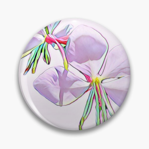 Item preview, Impressionist Pastel Lavender Gaura Flower Digital Illustration designed and sold by BalkanBloom.