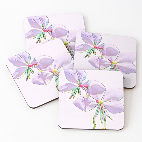 Item preview, Impressionist Pastel Lavender Gaura Flower Digital Illustration designed and sold by BalkanBloom.