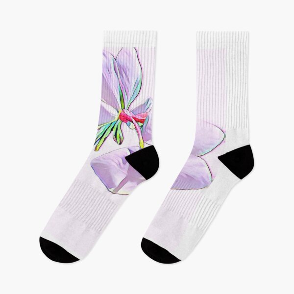 Item preview, Impressionist Pastel Lavender Gaura Flower Digital Illustration designed and sold by BalkanBloom.