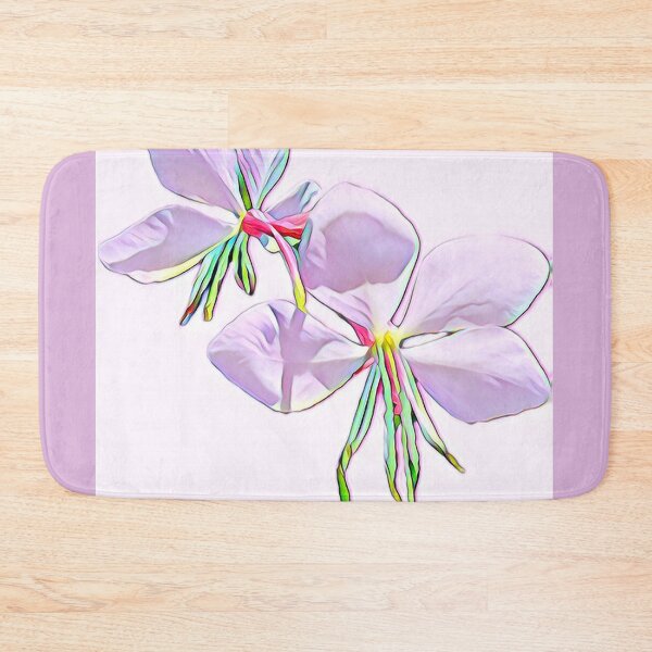 Item preview, Impressionist Pastel Lavender Gaura Flower Digital Illustration designed and sold by BalkanBloom.