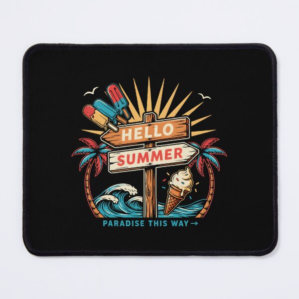 Item preview, Hello Summer Vacation Ice Cream Popsicle Sweet Summer Vibes Holiday designed and sold by Redgiant87x.