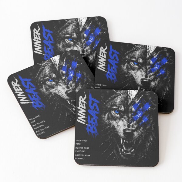 Item preview, Inner Beast – Wolf Streetwear Graphic Tee designed and sold by UrbanSwagFlow.