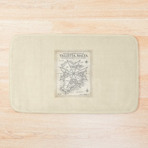 Item preview, Vintage Malta Fortress Knights Hospitaller Blueprint designed and sold by DuckOddity.