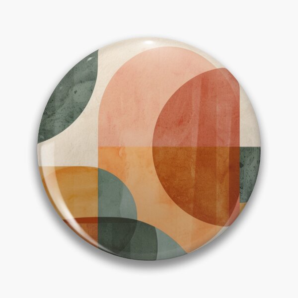 Item preview, Mid Century Modern Abstract Shapes | Retro Geometric Wall Art designed and sold by GrinGalore.