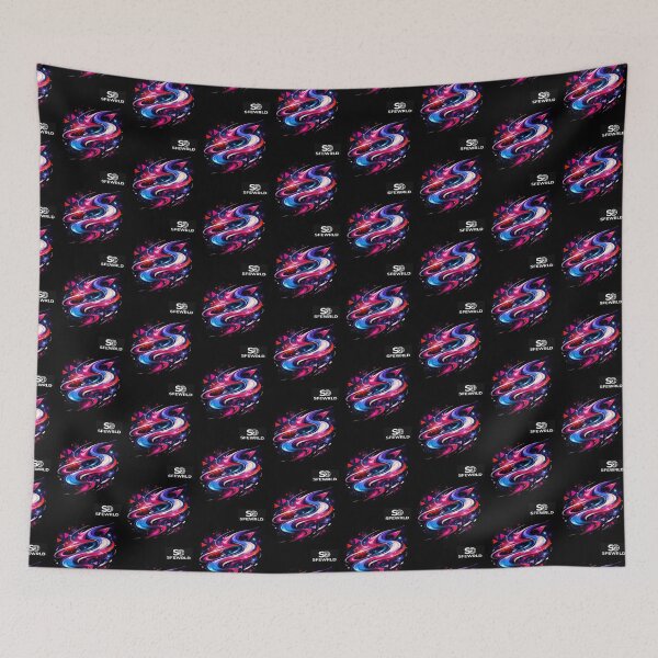 Item preview, Futuristic Fluid Wave Space Art designed and sold by SFEWRLD.