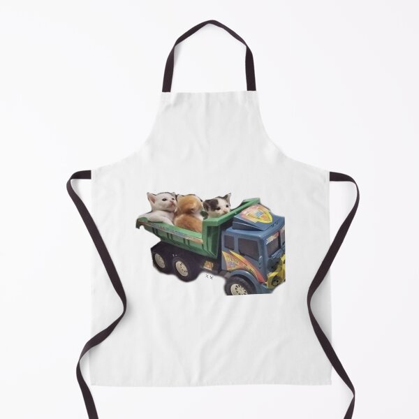 Item preview, cute kitties in truck (transparent design) designed and sold by MysticRacoon6.