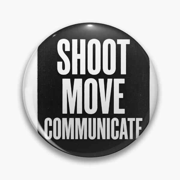 Item preview, Shoot Move Communicate — Minimal Military Doctrine Typography Tee designed and sold by theminimalzone.