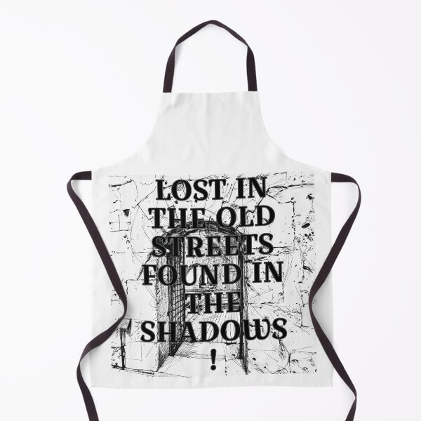 Item preview, Lost in the old streets, found in the shadows black and white with old city arches designed and sold by wallartofmio.