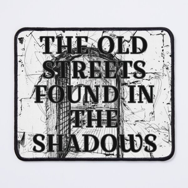 Item preview, Lost in the old streets, found in the shadows black and white with old city arches designed and sold by wallartofmio.