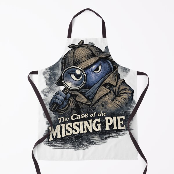 Item preview, The Case Of The Missing Pie Funny Detective Blueberry Design designed and sold by irfanshikh.