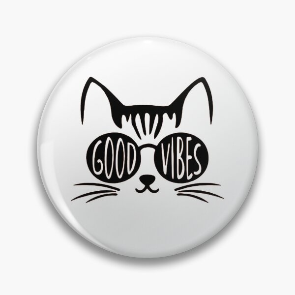 Item preview, Good Vibes Cat designed and sold by SimonFernando.