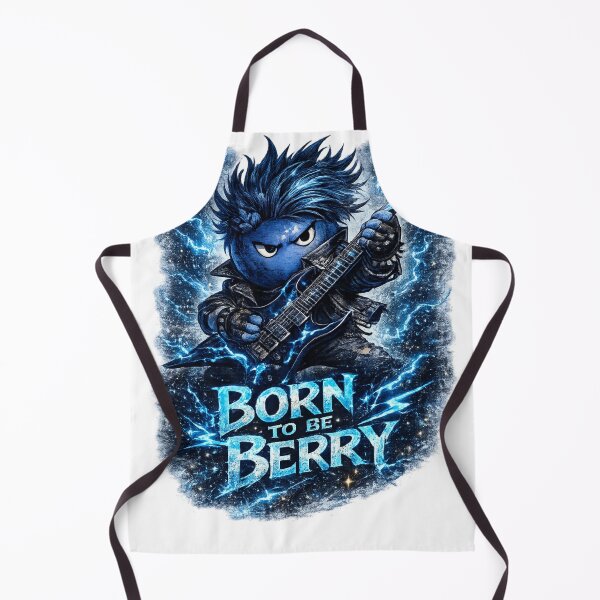 Item preview, Born To Be Berry Funny Rockstar Blueberry Guitar Music Design designed and sold by irfanshikh.