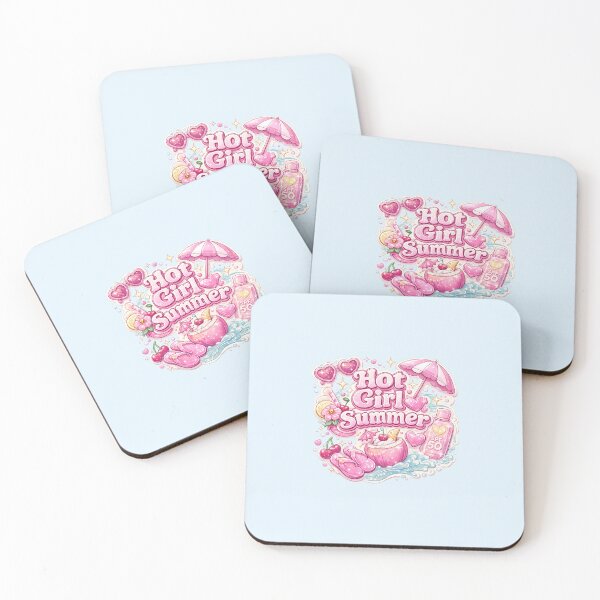 Item preview, Hot Girl Summer Cute Pink Y2K Aesthetic - Beach Vibes Glitter Star designed and sold by NinaVibeStudio.