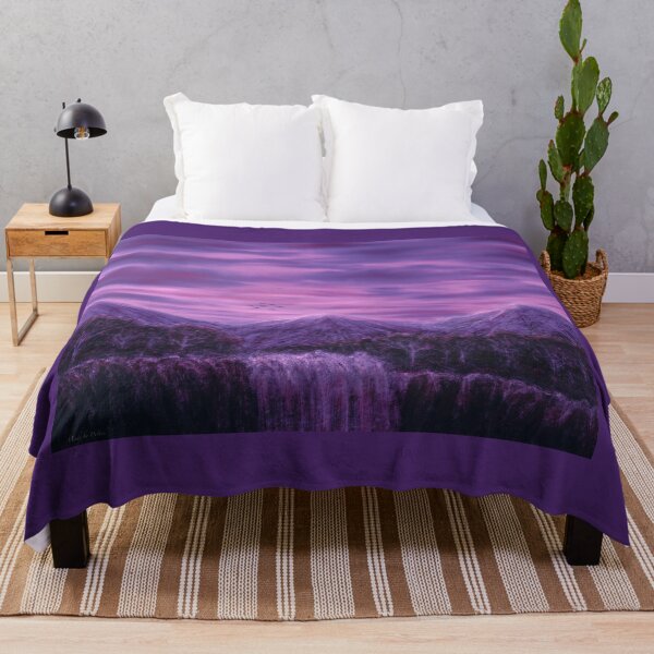 Item preview, Purple vibes forest sky waterfall designed and sold by Witseart.