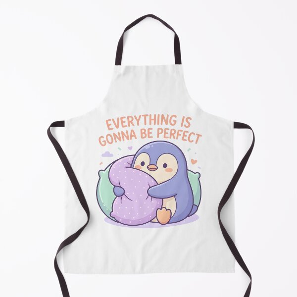 Item preview, Everything Is Gonna Be Perfect Cute Penguin Kawaii designed and sold by dreephic22.