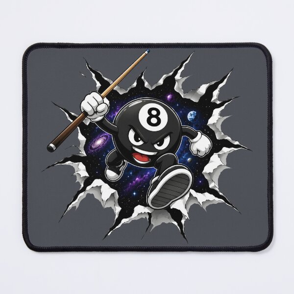 Item preview, Badass 8 Ball Ripped Paper Vector designed and sold by BeebooDesign.