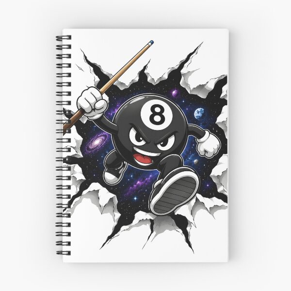 Item preview, Badass 8 Ball Ripped Paper Vector designed and sold by BeebooDesign.